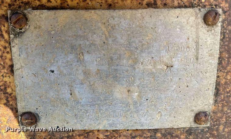 image for item LR9601 1990 Belshe  equipment trailer