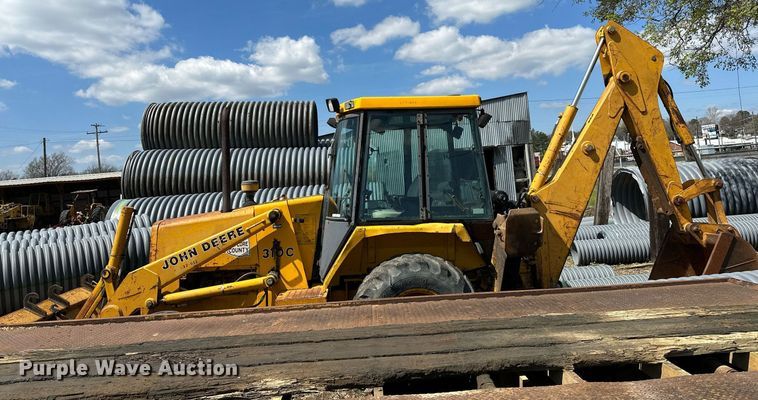image for item LR9603 1990 John Deere 310C  backhoe