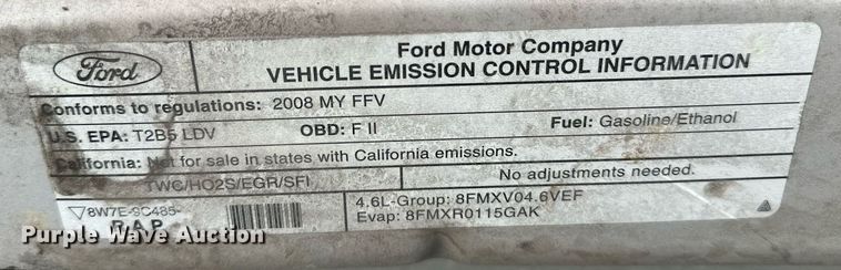 image for item LR9618 2008 Ford Crown Victoria Police Interceptor