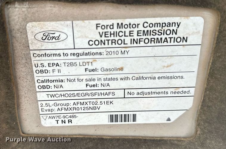 image for item LR9640 2010 Ford Escape  SUV