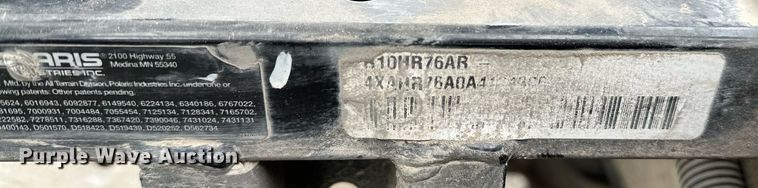 image for item LR9641 2010 Polaris Ranger  utility vehicle