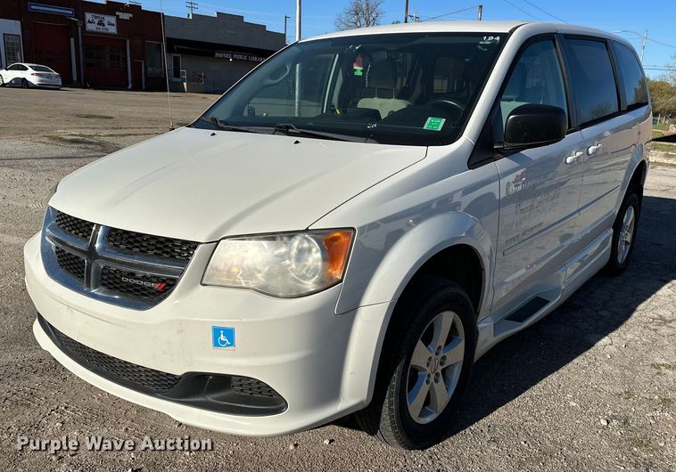 image for item LR9648 2013 Dodge Grand Caravan  handicap accessible van