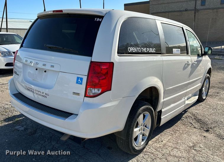 image for item LR9648 2013 Dodge Grand Caravan  handicap accessible van