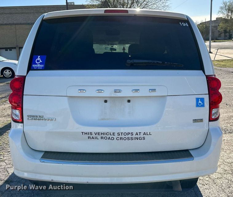 image for item LR9648 2013 Dodge Grand Caravan  handicap accessible van