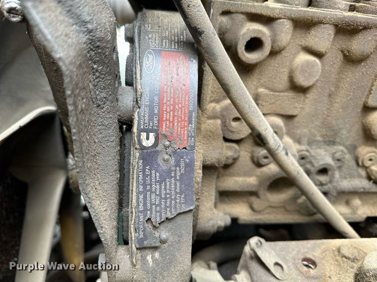 image for item LR9653 1993 Ford FT900  dump truck