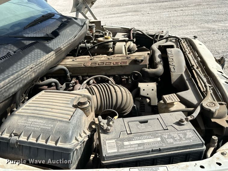 image for item LR9654 1998 Dodge Ram 3500  flatbed pickup truck