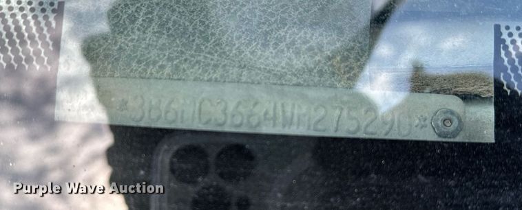 image for item LR9654 1998 Dodge Ram 3500  flatbed pickup truck