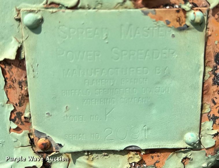 image for item LR9657 Koehring K  chip spreader