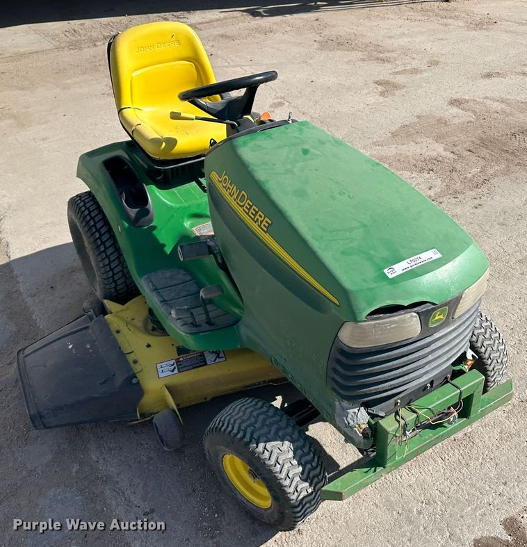 image for item LT9274 John Deere LT180  lawn mower