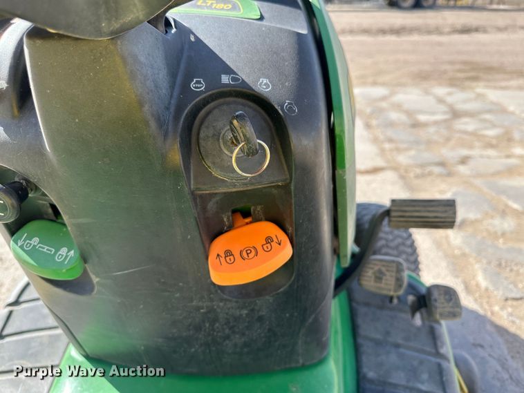 image for item LT9274 John Deere LT180  lawn mower