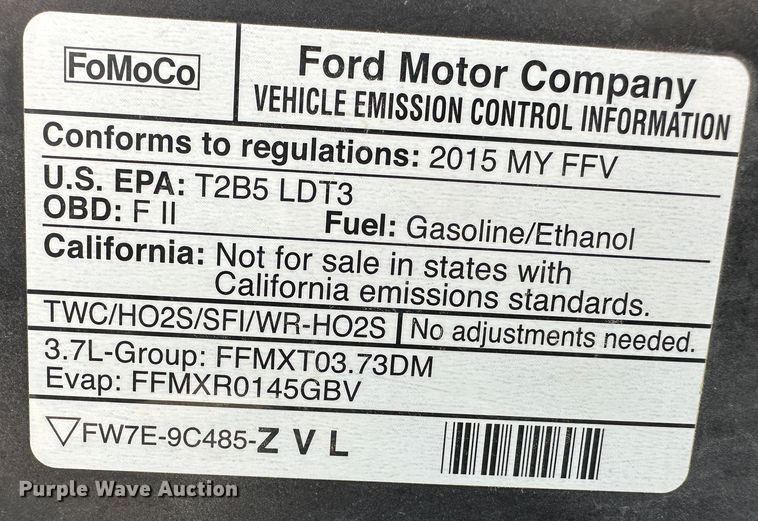 image for item LT9276 2015 Ford Explorer Police Interceptor  SUV