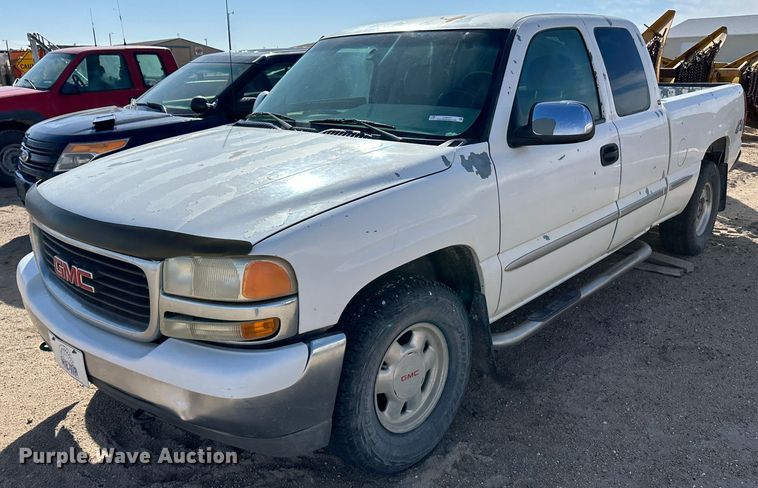 image for item LT9277 2002 GMC Sierra 1500  Ext. Cab pickup truck