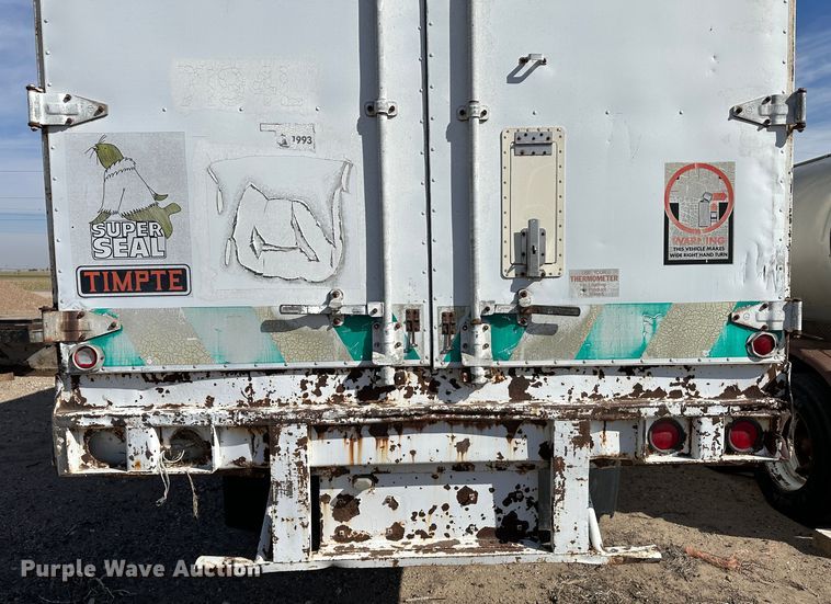 image for item LT9278 1984 Timpte  refrigerated van trailer