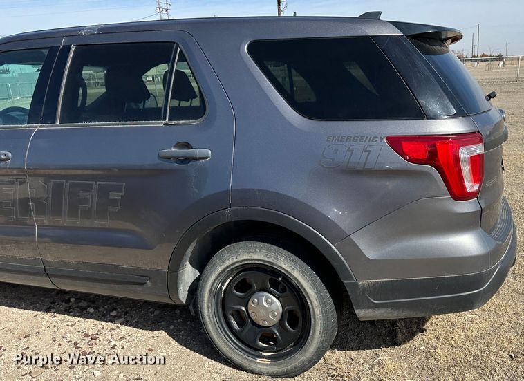 image for item LT9281 2019 Ford Explorer Police Interceptor  SUV