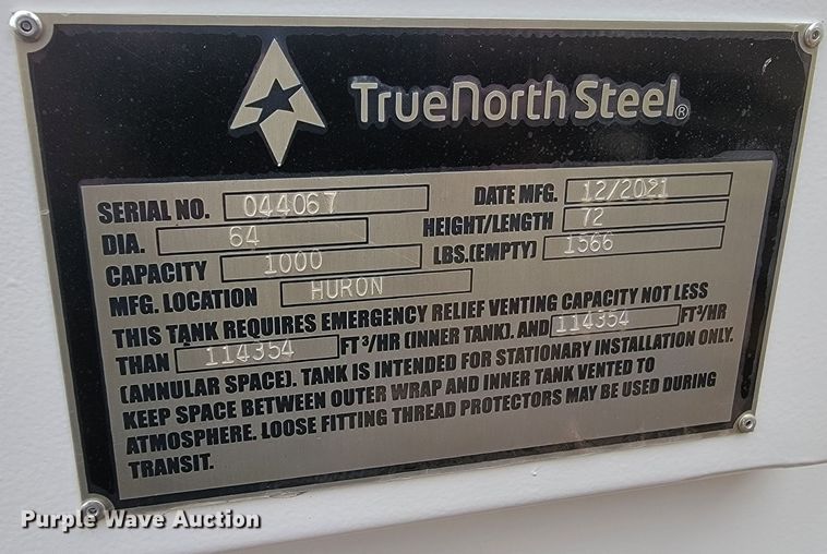 image for item LV9425 True North Steel  fuel tank