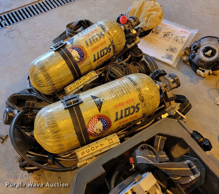 image for item LV9432 Approximately 10 Scott SCBA Systems