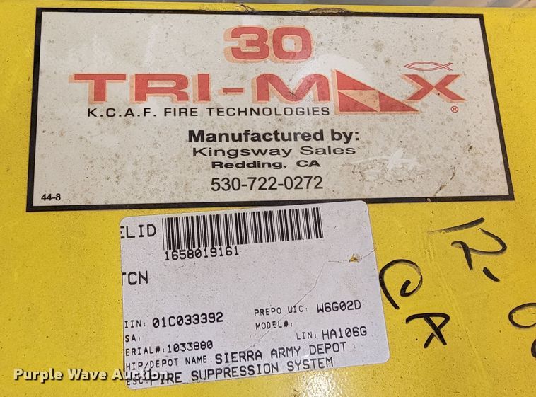 image for item LV9437 Tri-Max 30  compressed air foam system