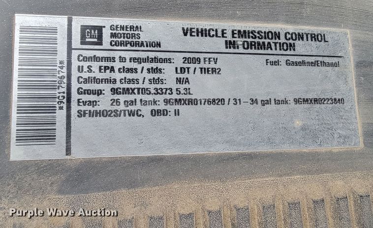 image for item LV9439 2009 Chevrolet Silverado 1500  Crew Cab pickup truck