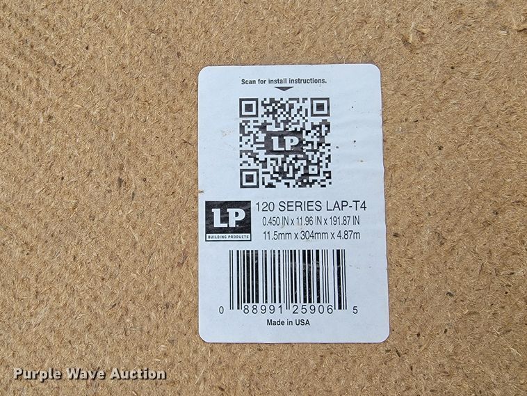 image for item LV9443 Approximately 18 120 Series Lap-T4 siding