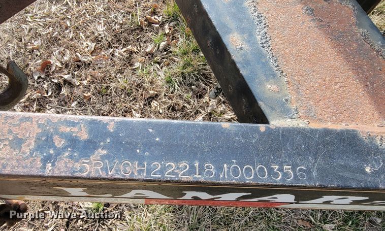 image for item LV9450 2008 Lamar  equipment trailer