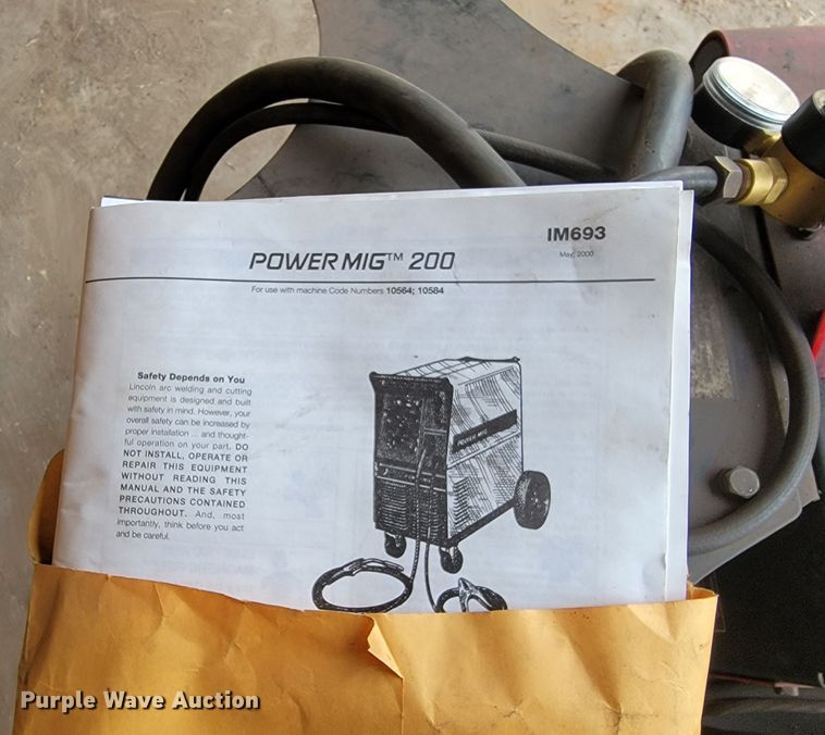 image for item LV9452 Lincoln Electric Power Mig 200  welder
