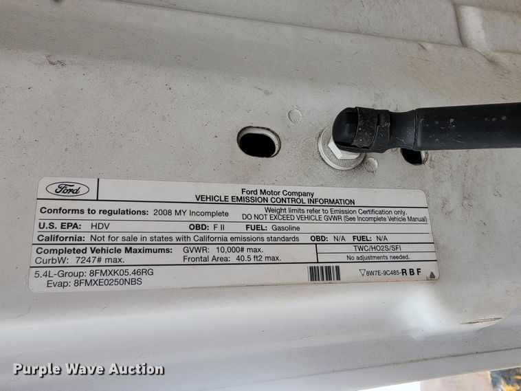 image for item LV9454 2008 Ford F250 Super Duty  SuperCab pickup truck