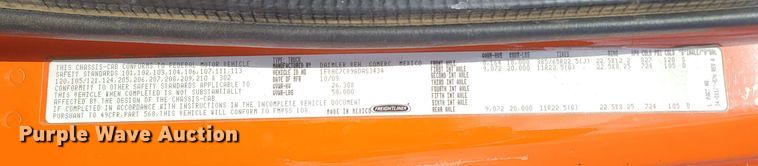 image for item LV9455 2010 Freightliner Business Class M2  dump truck