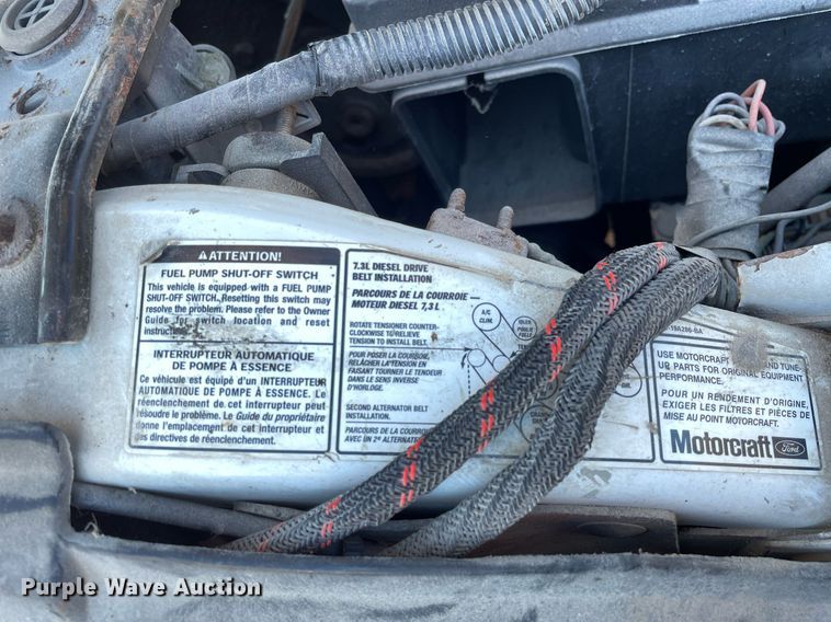 image for item MA9935 2001 Ford F550 Super Duty XL  truck cab and chassis