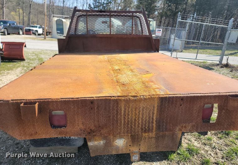 image for item MB9896 1987 Ford F350  dump flatbed pickup truck