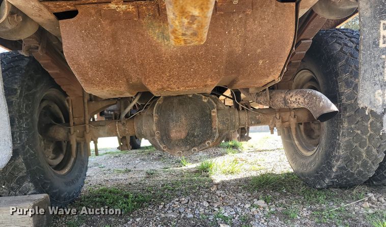 image for item MB9896 1987 Ford F350  dump flatbed pickup truck