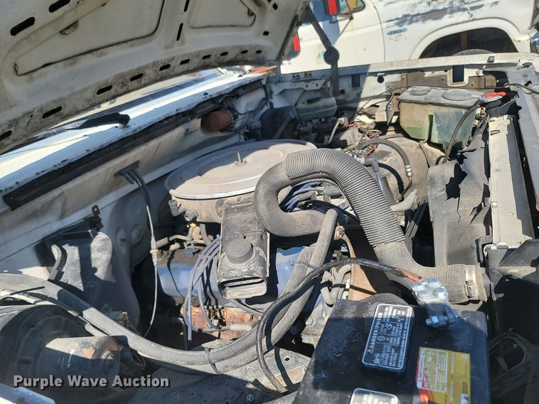 image for item MB9896 1987 Ford F350  dump flatbed pickup truck