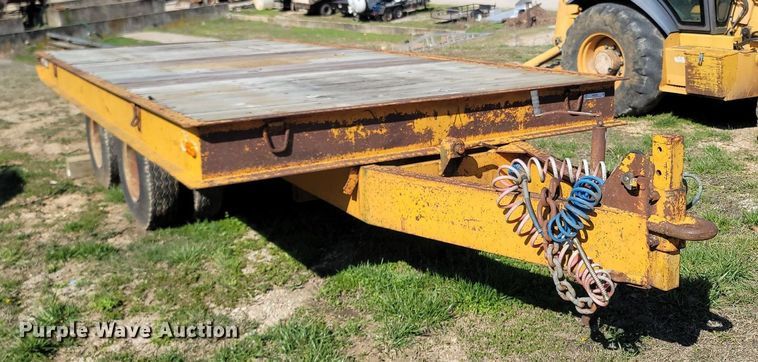 image for item MB9898 1977 Miller Tilt Top  tilt deck equipment trailer