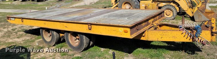 image for item MB9898 1977 Miller Tilt Top  tilt deck equipment trailer