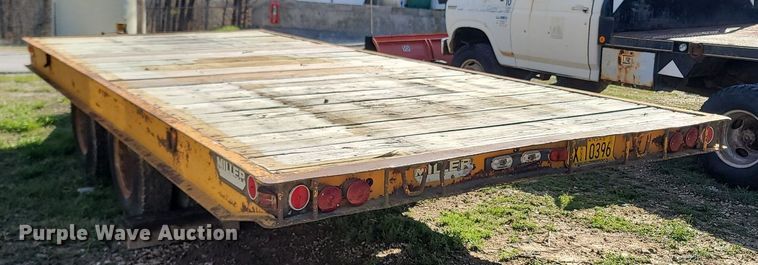 image for item MB9898 1977 Miller Tilt Top  tilt deck equipment trailer