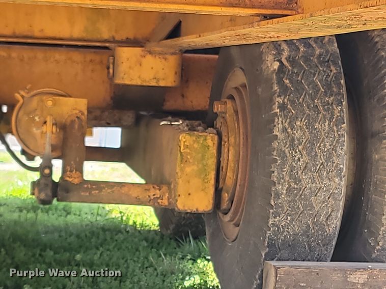 image for item MB9898 1977 Miller Tilt Top  tilt deck equipment trailer