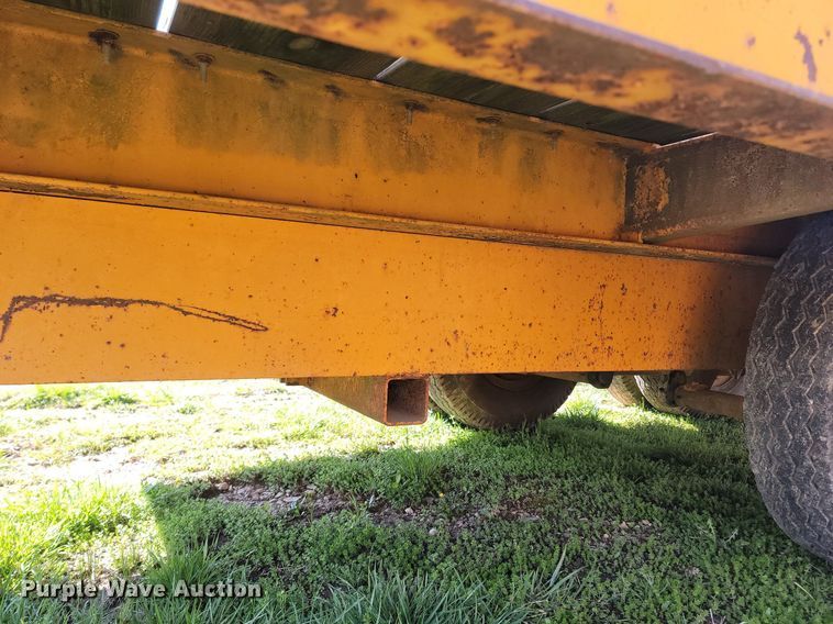 image for item MB9898 1977 Miller Tilt Top  tilt deck equipment trailer