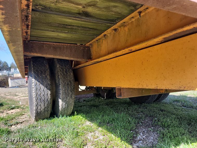 image for item MB9898 1977 Miller Tilt Top  tilt deck equipment trailer