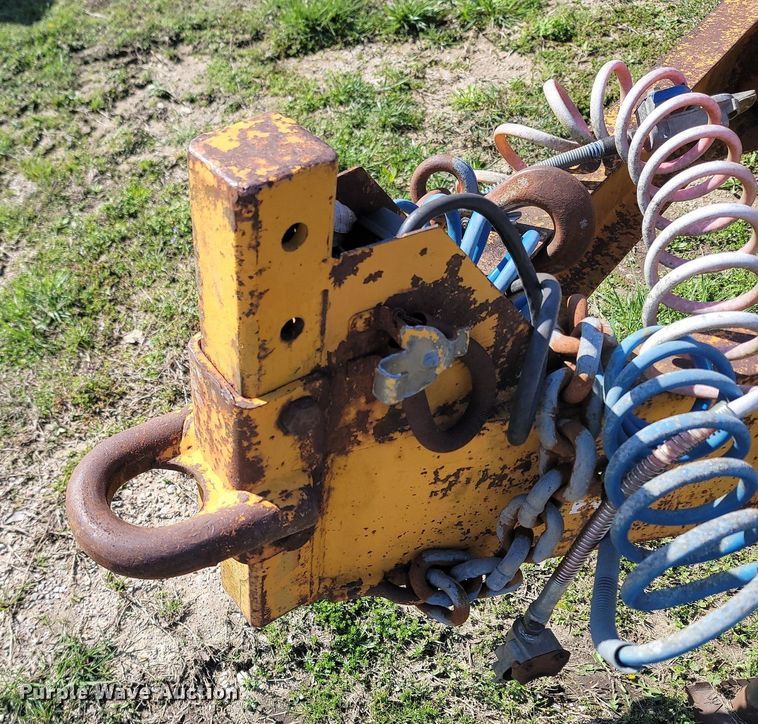 image for item MB9898 1977 Miller Tilt Top  tilt deck equipment trailer