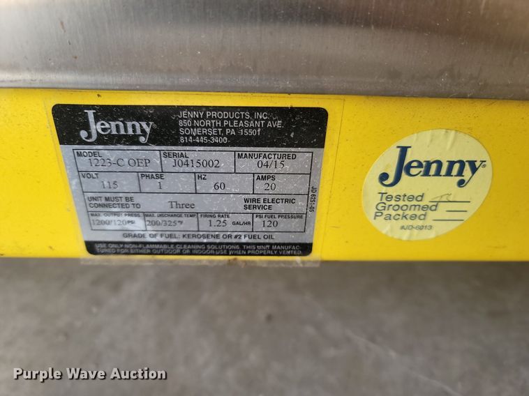 image for item MB9908 Jenny 1223-C  pressure washer