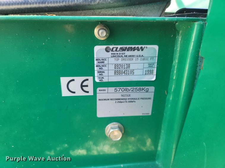 image for item MB9910 Turf equipment