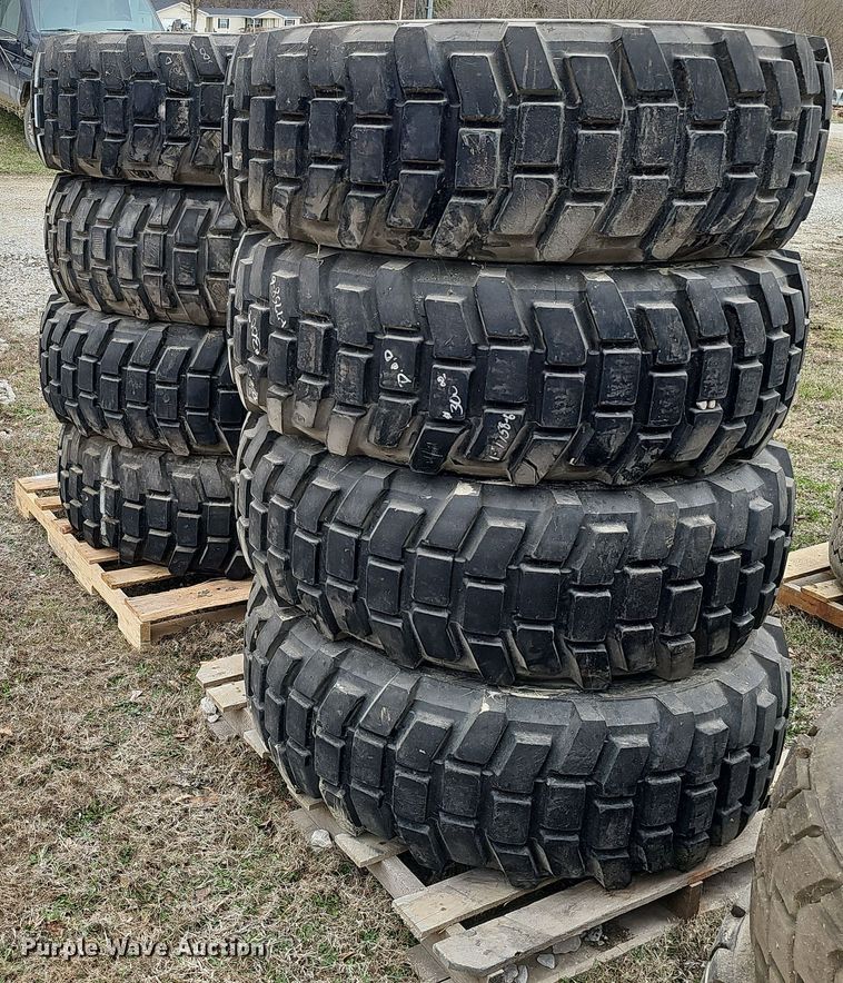 image for item MC9729 (8) 15.5/80R20 tires