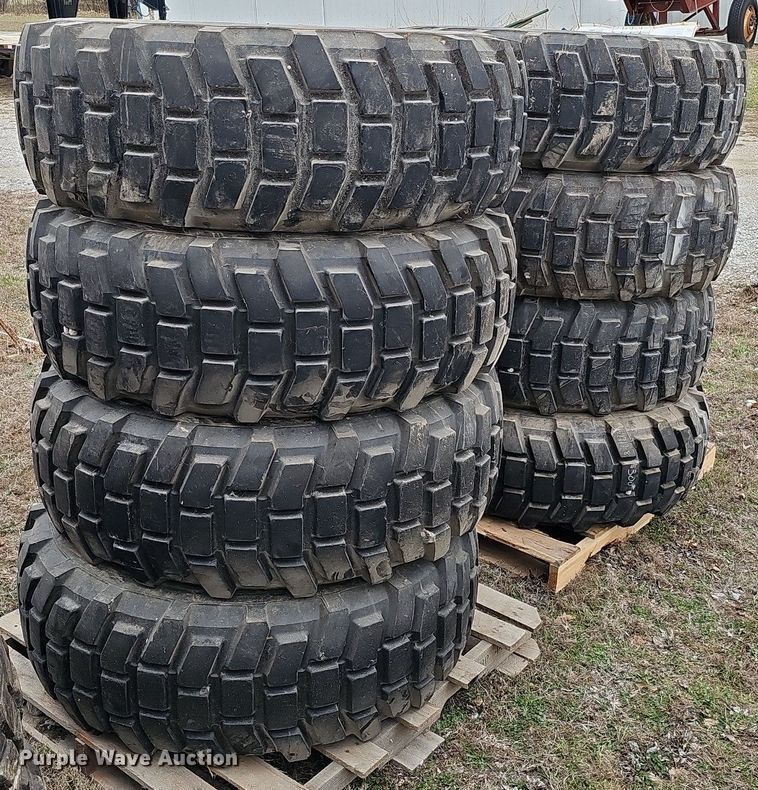 image for item MC9729 (8) 15.5/80R20 tires