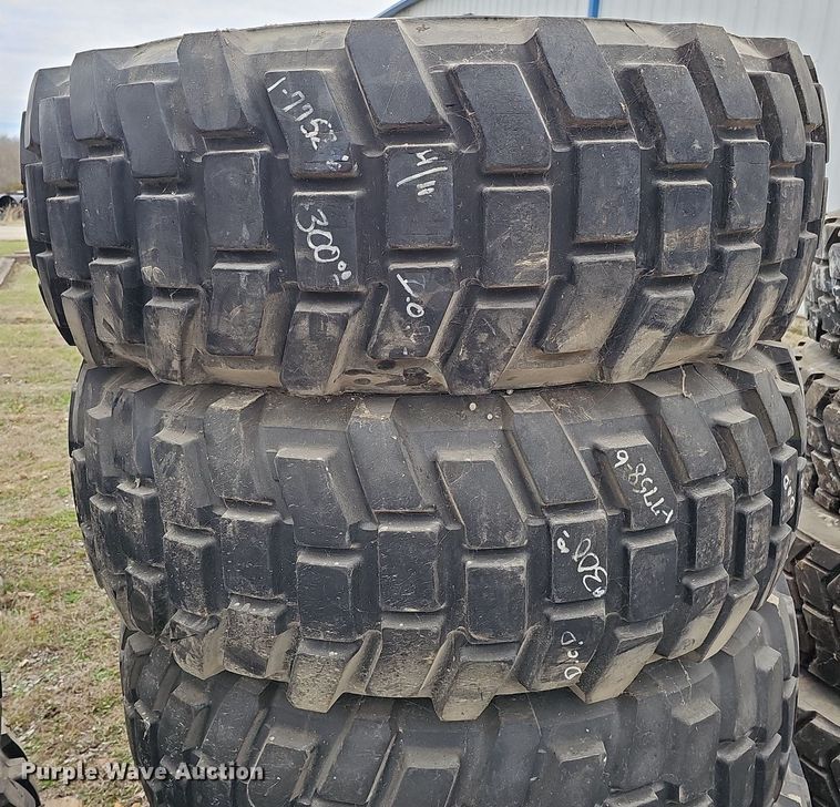 image for item MC9729 (8) 15.5/80R20 tires