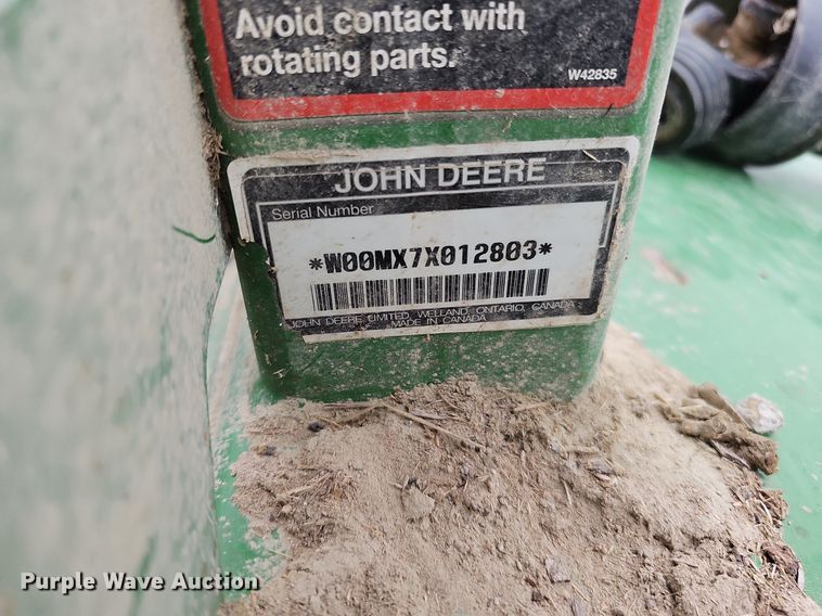 image for item MC9737 John Deere MX7  rotary mower