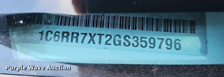 image for item MC9748 2016 Dodge Ram 1500  Crew Cab pickup truck