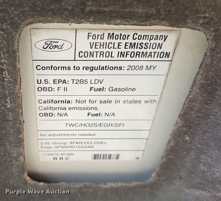 image for item MC9751 2008 Ford Fusion SE