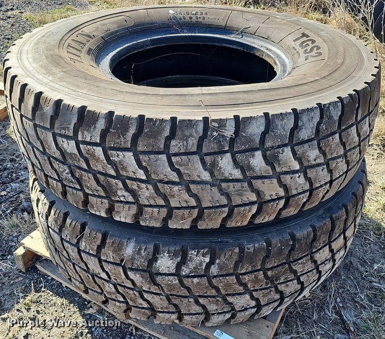 image for item MC9770 (2) Titan TGS2 14.00R24 tires