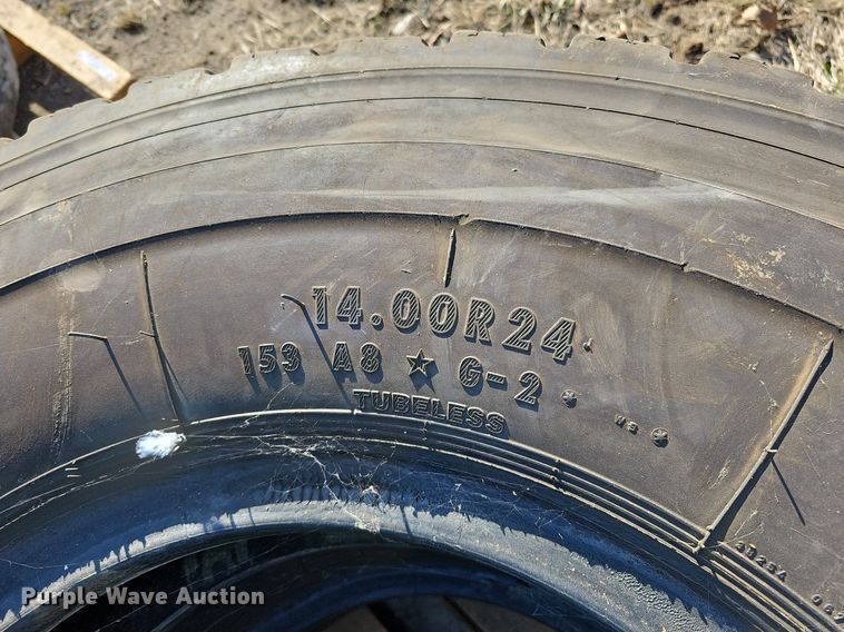 image for item MC9770 (2) Titan TGS2 14.00R24 tires