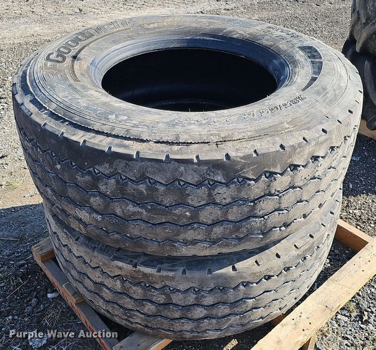 image for item MC9771 (2) BF Goodrich 385/65R22.5 tires