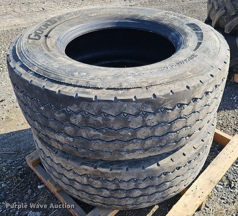 image for item MC9771 (2) BF Goodrich 385/65R22.5 tires